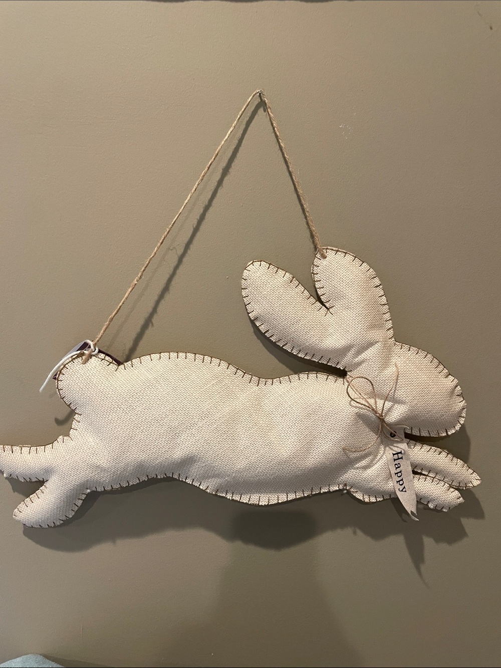 Bunny hanging decor - country farmhouse vibes